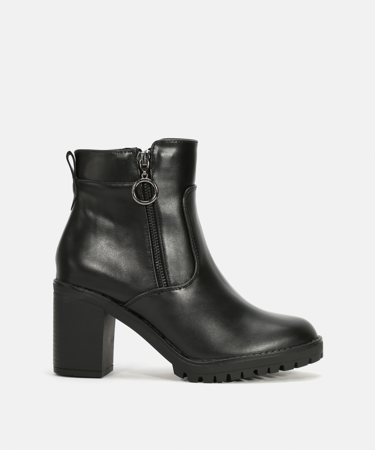 Botins salto fecho externo